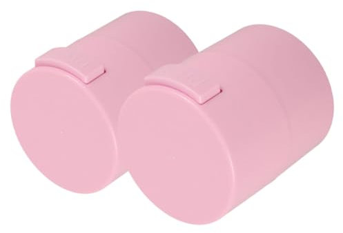 BATHVEVE 2pcs Airtight Eyelash Adhesive Storage Jar Vacuum Sealed Leak Container for Lash Tools Controlled Dispensing Design for Home and Salon Use