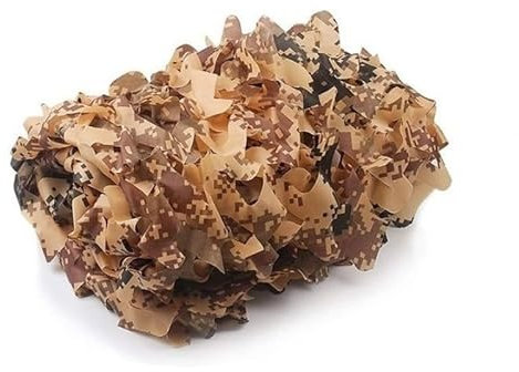 Filet Camouflage Sable 3x3m(9.8x9.8ft),pour la Chasse, Le Soleil, l'armée Militaire, décoration de fête, Couverture de Voiture, Dimensions : 2x3m, 3x3m, 3 x 4m, 4x5m, 4x6m