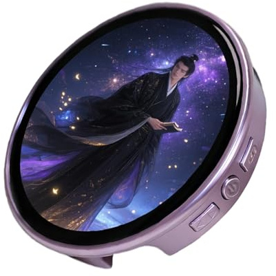 Digital Badge Pin | Electronic Rechargeable Button - 4.7 cm HD Digital Display Badge - For Home Office Desk Cartoon Lovers Fans Cosplay Events