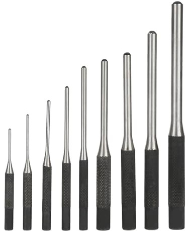 STEEL ROLL PIN PUNCH SET Durable Mechanics Tool Kit for Marking Hole Tool