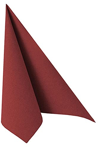 20 Servietten ROYAL Collection 1/4-Falz 40 cm x 40 cm bordeaux