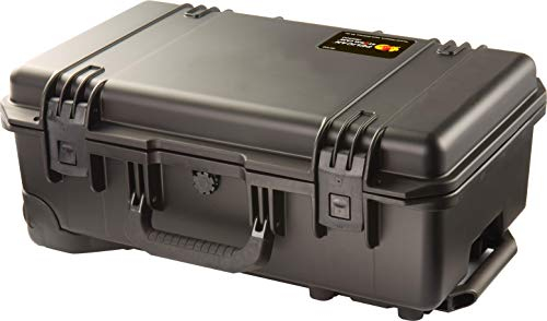Peli Storm IM2500 Robuster Trolley zum Transport Sensibler Messgeräte, Wasser- und Staubdicht, 28L Volumen, With Customisable Foam Inlay, Schwarz, black