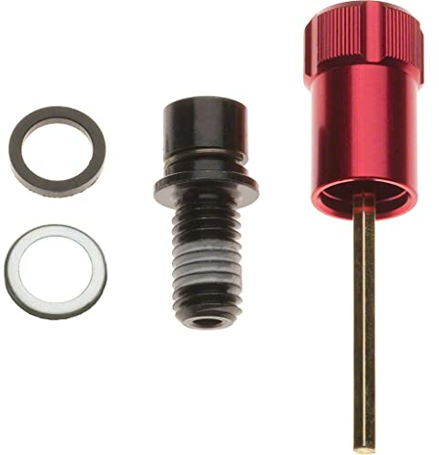 RockShox Kit di Viti/manopola Corta di Regolazione di Ritorno per Tora XC, Unisex Adulto, Rosso-Rosso, Short