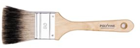 Polyvine Badger Softeners - Professional Paint Brushes for Decorative Finishes for Blending and Softening Decorative Glazes, Marbling, Wood Graining, Faux Effects and Craft Painting Techniques, 3”