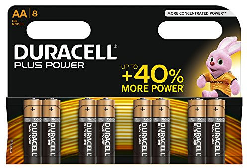 Duracell - Batteria alcalina Plus Power - AA - 8 batterie