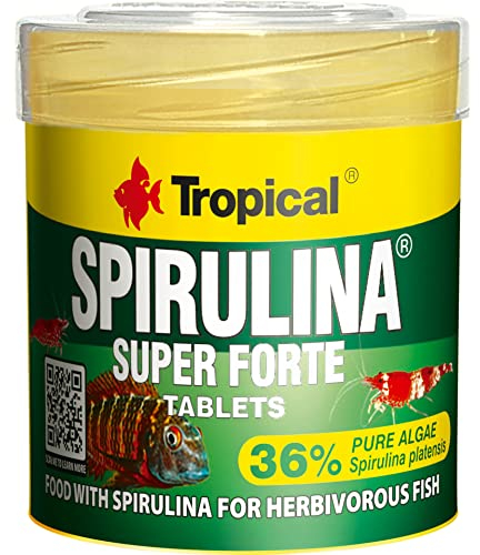 Tropical Super Spiru Tabin A Hafttabletten mit 36% Spirulina (platensis) Algen, 1er Pack (1 x 50 ml)
