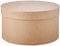 GLOREX Rundbox, Pappe, Natur, 16 x 16 x 8,5 cm
