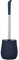 WENKO WC-Garnitur Sydney Blau Matt Keramik mit Soft-Touch Beschichtung - WC-Bürstenhalter mit Soft-Touch Beschichtung, Keramik, 12.5 x 39.5 x 12.5 cm, Blau Matt, 39.5 x 12.5 x 12.5 cm