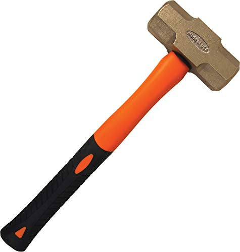 CS Unitec EX104U-0300A Non-Sparking Aluminum Bronze (Albr) 3 Lb Sledge Hammer with Nupla Handle