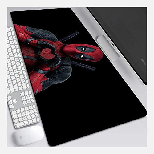 Mouse Mat Deadpool 900X400mm Mouse Pad,Perfect precision and speed Gaming Mouse Mat with 3mm-Thick Base,for notebooks, PC, J