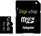 Digi-Chip Extreme Speed 64GB Micro-SD Memory Card UHS-3 Class 10 For Go Pro Hero Cameras - Hero 4, Hero 5, Hero 6, Hero 7, Hero 8 - Black, Silver, White