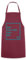 Spreadshirt Personalisierbare Kochschürze Selbst Gestalten mit Foto und Text Wunschmotiv Kochschürze, One size, Bordeaux