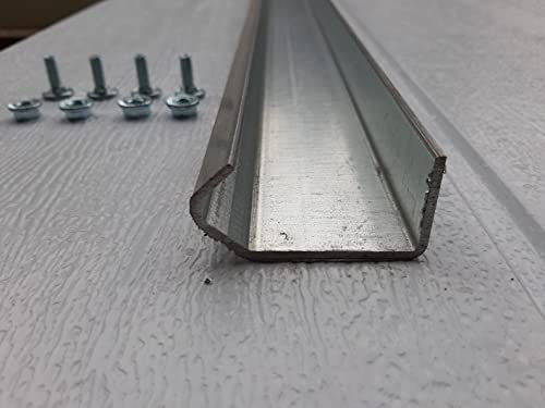 Generisch Laufschiene für Sektionaltore, Metall, 1800 mm, 3 kg, für Sektionaltore der Größe 180 x 5,4 x 2,6 cm, ideal für Reparaturen nach Anfahrschäden, Garage Door Owners, Maintenance Technicians