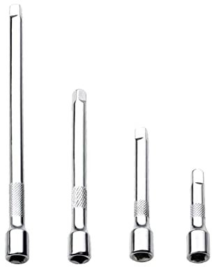 4 Pcs Drive Wobble Extension Bars Socket Ratchet Extension Bars Socket Set Extension Bar Set for Socket Ratchet