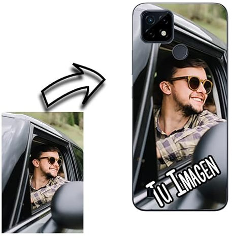 Kartoon Kase Funda para Realme C21 Personalizada con Foto | Funda Personalizada Realme C21 | Funda Transparente con Dibujo Texto Flexible Carcasa Personalizada (501# Realme C21)
