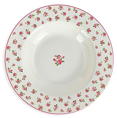 Nada Home Servizio di Piatti Fondo Isabelle Rose Holly Shabby Chic in Porcellana 6pz 5106