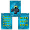 Poster-Set für Kinderzimmer Plakat Monster-Truck mit Zahlen und Buchstaben ABC für Jungen Deko für Jungszimmer Wandbilder A4 Lernposter ohne Rahmen (3-er Set)