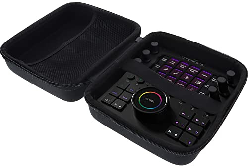 foto-kontor Borsa compatibile con Loupedeck Creative Tool Custodia Protective Cover Carry Case - protezione sicura per gli spostamenti - nero