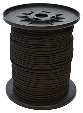 ANKO PLANEN Expanderseil 8mm Durchmesser PE ummantelt UV-beständig mit Monoeinlage Schwarz (15)