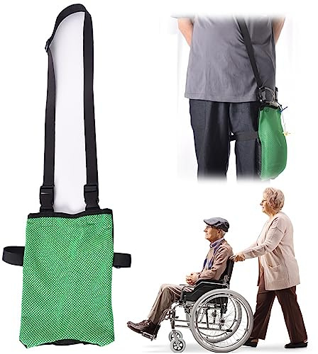 DYK&NX Urinbeutelabdeckung, 2000ml Catheter Bag Cover, Drainage Bag Cover with Removable Hose Wrap, Catheter Abdominal Drain Conceal Holder, für Heimreise-Rollstuhlbett