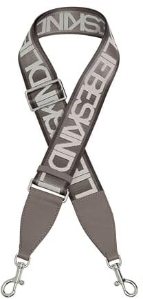 Liebeskind Berlin Women's Fancy Sporty Logo Webbing Wood Shoulder Strap