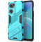 UPLAI Coque pour Oppo Find X5 Lite 5G, Très Mince Antichoc Souple TPU Silicone Housse avec Support Caché, Prime Dur PC Durable Armure Étui.Bleu
