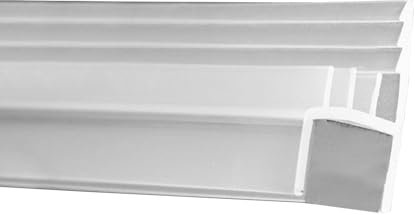 Duschdichtung, 3M/10M Duschtürdichtung für 10/12mm, Gummi Ersatzdichtung Wasserabweiser Dusche Glastür, Duschtür Dichtung Duschdichtung (H2-10mm/3M)