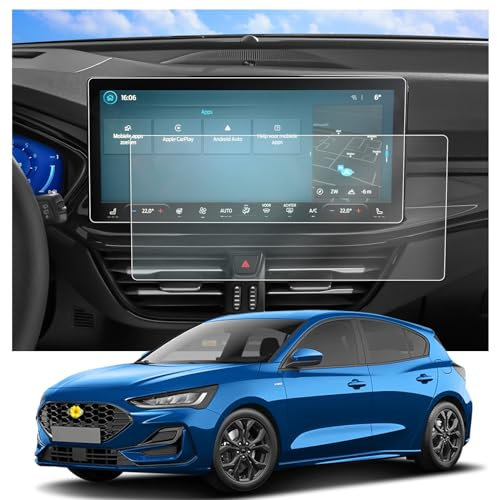 CDEFG Kompatibel mit Ford Focus MK4 /Kuga 3 2022 2023 2024 2025 Navigation Schutzfolie Sync 4 13,2 Zoll Kratzfest GPS Kuga MK3 Displayschutzfolie Navi Folie Focus MK4 Estate SW ST Zubehör (2 Stück)