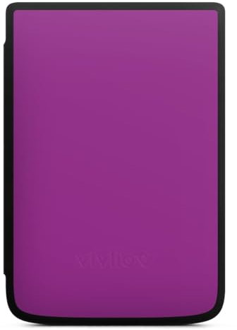 DeinDesign Coque pour liseuse Compatible avec Vivlio Touch Lux 5 Etui pour liseuse Protection pour liseuse Monochrome Violet Motifs pour Thermomix