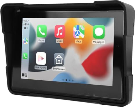 GPS-Navigation für Motorrad, tragbar, mit IPS-Touchscreen, 5 Zoll, kabellose Verbindung Carplay für Android Auto, GPS-Navigation für Fahrrad, Motorrad, wasserdicht (keine