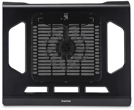 Hama Kühlung. pr ord. Port. Schwarz, leise, bis zu 40 cm (15,6 Zoll), Schwarz