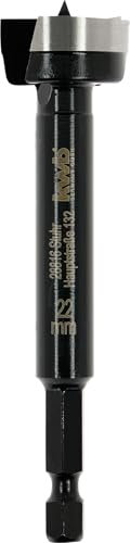kwb Forstnerbohrer, Ø 22 mm, Topfbohrer (für Holz, geschmiedeter Bohrkopf, Spezialanschliff, schnelle, ausrissfreie Bohrlöcher, 4-seitig geschliffene Zentrierspitze, für Akkuschrauber & Bohrmaschinen)