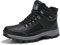 ARRIGO BELLO Uomo Stivali da Neve Invernali Scarpe Allineato Pelliccia Caloroso Caviglia Piatto Stivaletti Sportive Boots Escursionismo 41-46 （XINP nero, 43 EU）