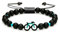 SAILBRACE Armband MINT BIKE BEADED