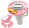 Snackteller mit Deckel für Stanley Cup 40oz, Snack Schale kompatibel mit Stanley Quencher 40oz Tumbler, Silikon Snack Tablett mit 4 Fächern, für Nüsse, Lebensmittel für Stanley Cup-Zubehör (Rosa)