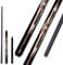 KHEALING Billardqueue aus Kohlefaser, 12,9 mm Kopf, 3 Abschnitte, 147 cm, 567 - 625 g, professioneller Break und Jump Queue für Profis und Amateure