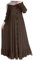 Caxndycing Muslimische Kleidung Damen Leinen Maxikleid Dubai Ramadan Islamischer Roben Abaya Muslim Gebetskleidung Arabische Kleidung Frauen Lässige Elegantes Kaftan