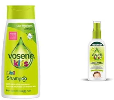 Vosene Kids 3 in 1 shampoo 250ml & Apple and Lemon Defence Spray