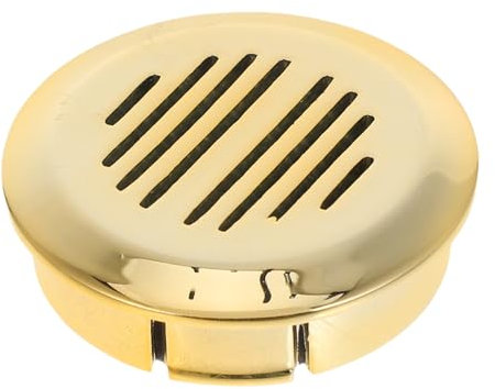 Amosfun Tragbarer Zigarren Luftbefeuchter Kleiner Runde Form Humidor Zubehör Goldfarbener Feuchtigkeitsregler Für Zigarrenkisten Zuhause Büro Bar