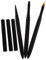 DRESSOOS 3pcs Nail Art Brush Set Nail Brush Pen French Tip Tool for Varnish Manicure