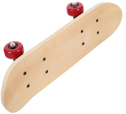 GRIRIW DIY Hand Painted Skateboard Ahornholz Doppel seitig Blanko Deck Umweltfreundlich Lackiert Zum Selbstgestalten Für Mädchen Jungen Zufällige Farbe Zufällige Farbe