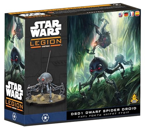 Asmodee, Star Wars: Legion – DSD1 Dwarf Spider Droid, Tabletop-Erweiterung | Taktisches Miniaturspiel im Star Wars‑Universum für 2 Spieler, 120-180 Minuten, Strategiespiel ab 14 Jahren, Mehrsprachig