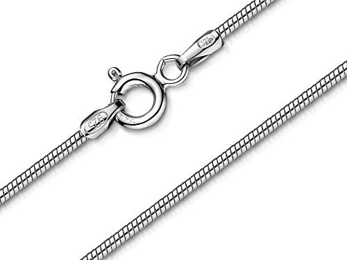 Schlangenkette 925 Silber - 1,4mm - Länge 75 cm