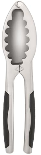 Stellar Contour Gadgets Bowl Shaped Nut Cracker, Cushioned Grip, Dishwasher Safe, Chrome plated Zinc Alloy