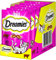 DREAMIES Katzensnacks - 6x60g - mit Rind - Traumhaft knusprige Katzen Leckerlies mit zarter Füllung