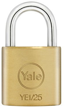 Yale Messing-Hangschloss - Indoor, 25 mm