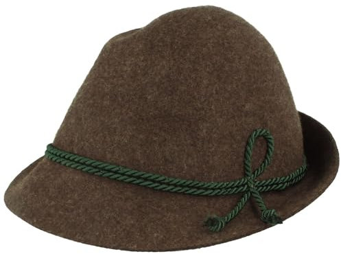 Breiter Trachtenhut Braun Größe L (58-59)