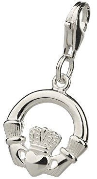 Eburya Claddagh Ring - Das irische Symbol der Liebe als Charm aus Sterling Silber