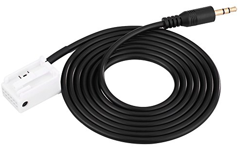 Audio AUX Eingang Adapter Kabel, Auto 3,5 mm AUX-In-Audiokabel kompatibel mit / Ben Z W203 C Klasse