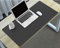 Insun Multifunktionales Office Mauspad Ultradünnes Matte Zweiseitig Nutzbar wasserdichte Schreibtischunterlage aus PU Leder für Büro und Zuhause Schwarz 60x50cm